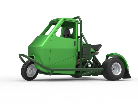 Ape car proto for dirt while turning Scale 1 to 25 3D Print Model