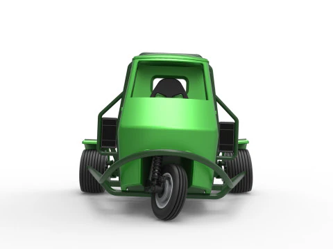 Ape car proto for dirt while turning Scale 1 to 25 3D Print Model