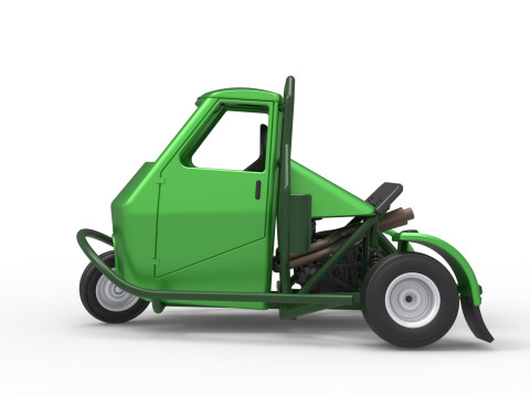 Ape car proto for dirt while turning Scale 1 to 25 Modelo de Impressão 3D