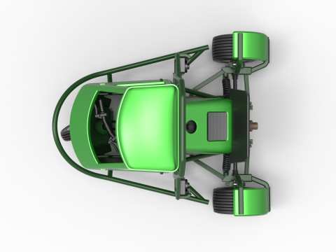 Ape car proto for dirt while turning Scale 1 to 25 Modelo de Impressão 3D