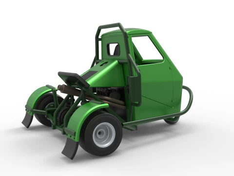 Ape car proto for dirt while turning Scale 1 to 25 3D Print Model