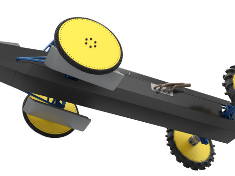 Swamp buggy Scale 1 to 25 Modelo de Impressão 3D