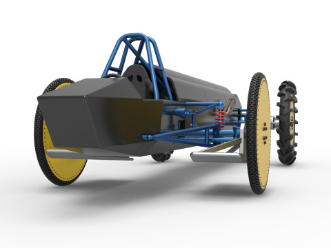 Swamp buggy Scale 1 to 25 Modelo de Impressão 3D