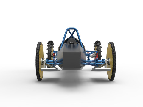 Swamp buggy Scale 1 to 25 Modelo de Impressão 3D