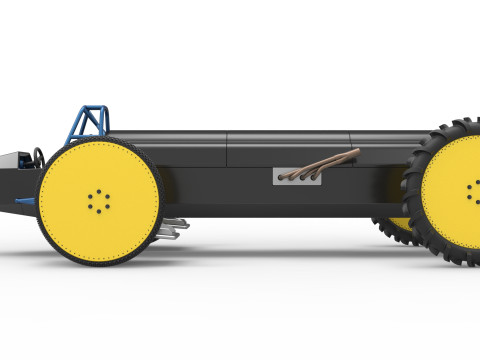 Swamp buggy Scale 1 to 25 Modelo de Impressão 3D