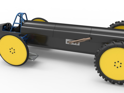 Swamp buggy Scale 1 to 25 Modelo de Impressão 3D