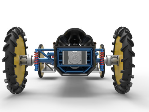 Swamp buggy Scale 1 to 25 Modelo de Impressão 3D