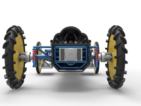 Swamp buggy Scale 1 to 25 3D Print Model