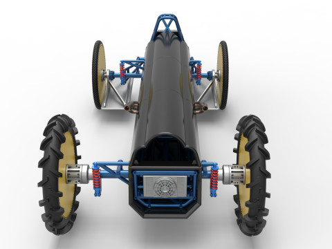 Swamp buggy Scale 1 to 25 Modelo de Impressão 3D