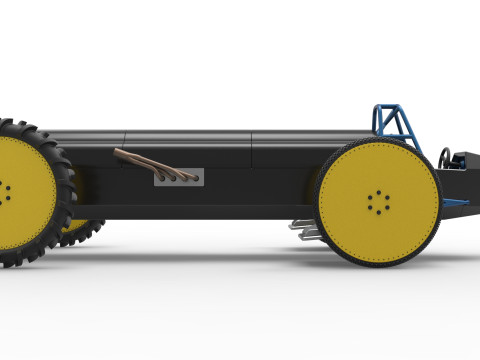 Swamp buggy Scale 1 to 25 Modelo de Impressão 3D
