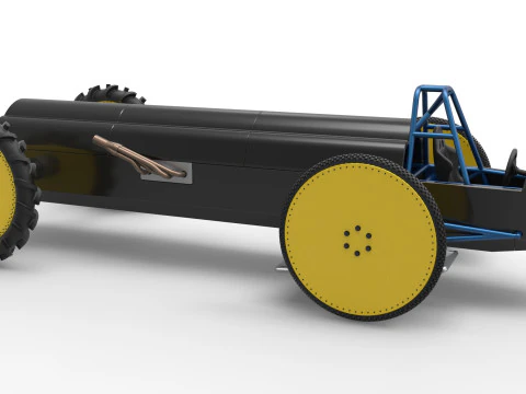 Swamp buggy Scale 1 to 25 3D Print Model