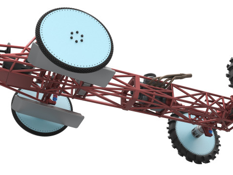 Swamp buggy Base Scale 1 to 25 3D 打印模型