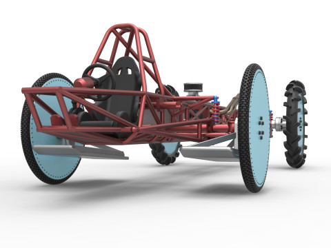 Swamp buggy Base Scale 1 to 25 3D 打印模型