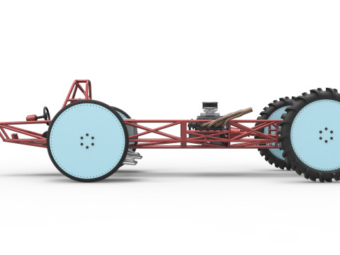 Swamp buggy Base Scale 1 to 25 3D 打印模型