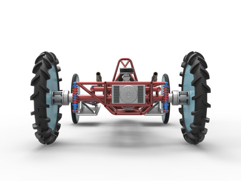 Swamp buggy Base Scale 1 to 25 3D 打印模型