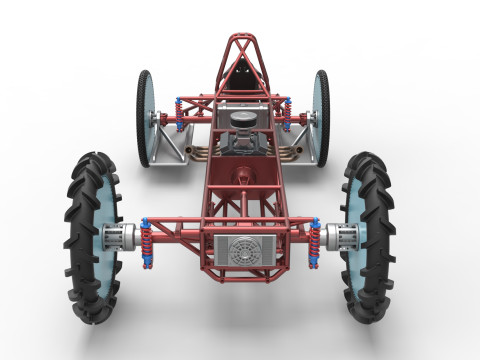 Swamp buggy Base Scale 1 to 25 3D 打印模型