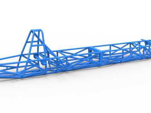 Frame of Swamp buggy Scale 1 to 25 3D Принт Модель