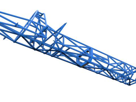 Frame of Swamp buggy Scale 1 to 25 Model do druku 3D