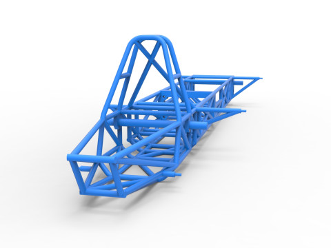 Frame of Swamp buggy Scale 1 to 25 Model do druku 3D