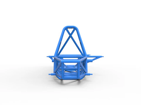 Frame of Swamp buggy Scale 1 to 25 3D Print Model