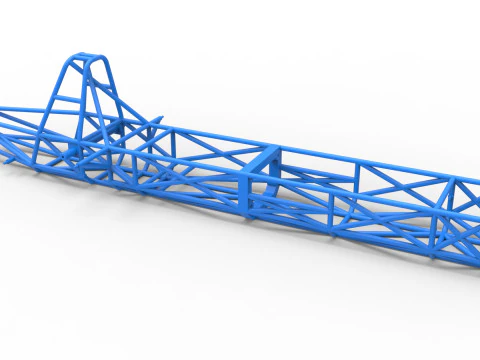 Frame of Swamp buggy Scale 1 to 25 3D Print Model