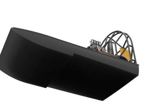 Drag racing Airboat Scale 1 to 25 Model Cetak 3D
