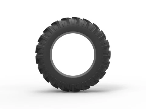 Tractor tire 34 Scale 1 to 25 3D Print Model