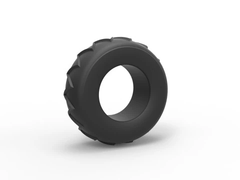 Kum ve kar lastiği 4 &Ouml;l&ccedil;ek 1 ila 25 3D Baskı Modeli