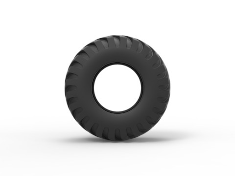 Tractor tire 35 Scale 1 to 25 Modelo de Impressão 3D