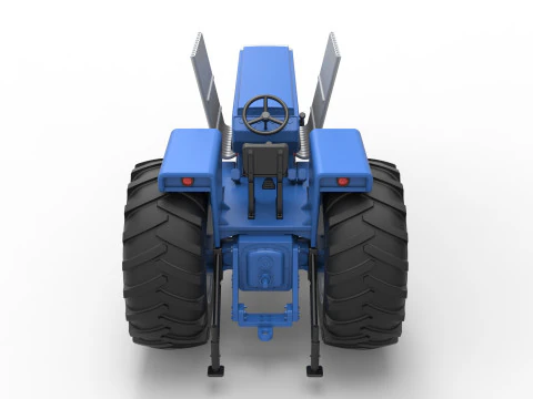 Vintage Pulling tractor Scale 1 to 25 3D Print Model