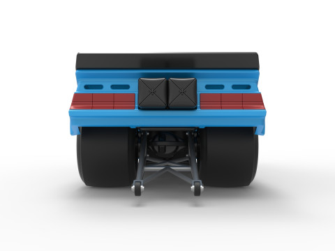 Vintage Funny Car Scale 1 to 25 3D 打印模型