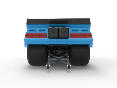 Vintage Funny Car Scale 1 to 25 3D Print Model