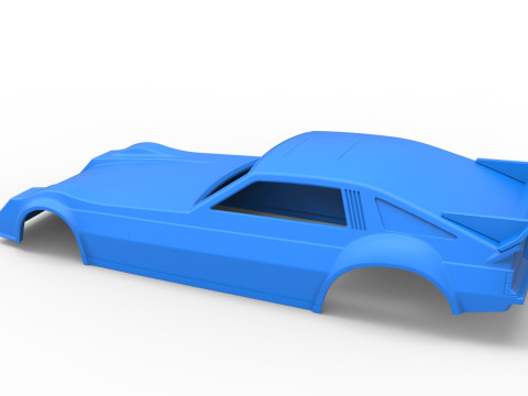 Shell of Vintage Funny Car Scale 1 to 25 3D Baskı Modeli
