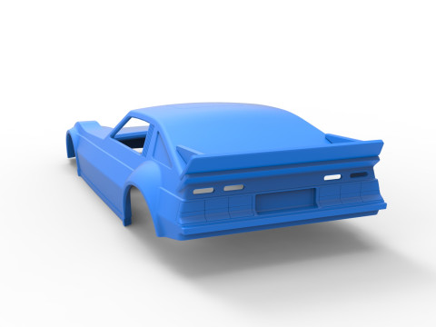 Shell of Vintage Funny Car Scale 1 to 25 3D Baskı Modeli