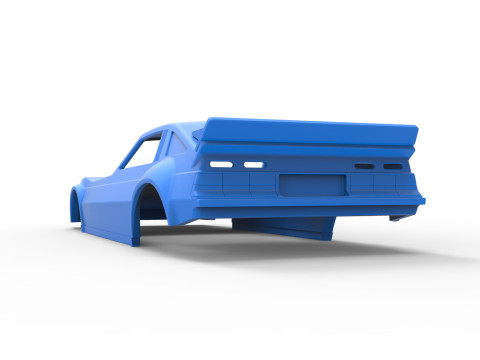 Shell of Vintage Funny Car Scale 1 to 25 3D Baskı Modeli