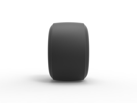 Rear wheel of Vintage Funny Car Scale 1 to 25 3D Baskı Modeli