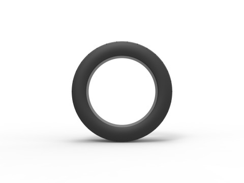 Front tire of Vintage Funny Car Scale 1 to 25 3D Принт Модель