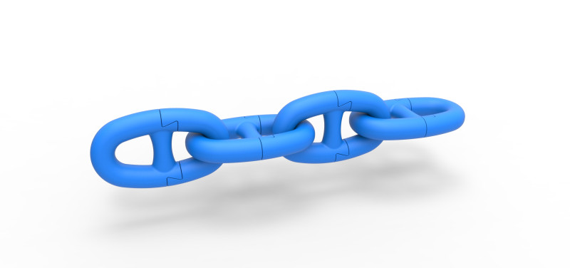 Cosplay Chain 43 3D-Druckmodell .c4d .max .obj .3ds .fbx .stl .blend