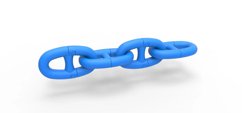 コスプレチェーン 43 3Dプリントモデル .c4d .max .obj .3ds .fbx .stl .blend 