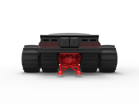 Vintage Funny Car for Sand drag racing Scale 1 to 25 3D Print Model