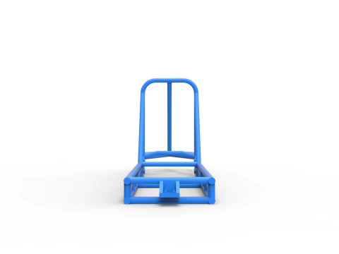 Frame of old school Front engine dragster Version 4 Scale 1 to 25 3D Print Model