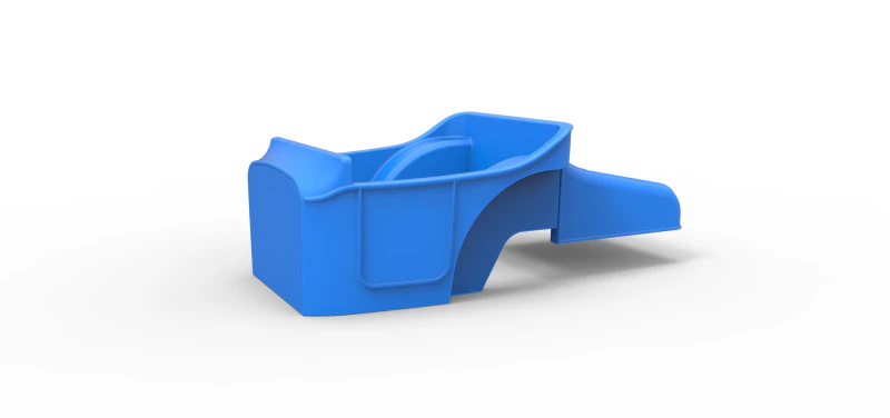 Shell of Vintage front engine dragster Version 3 Scale 1 to 25 3D Print Model .c4d .max .obj .3ds .fbx .stl .blend 