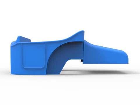 Shell of Vintage front engine dragster Version 3 Scale 1 to 25 3D Print Model