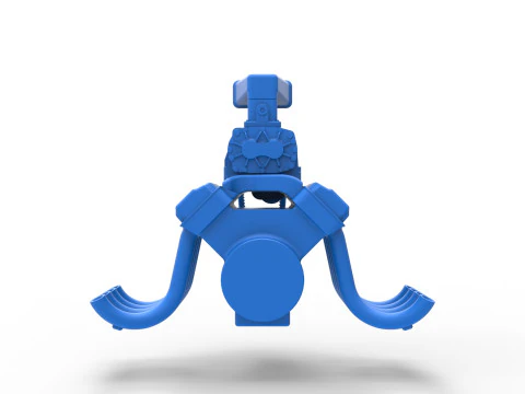 Engine V8 for vintage dragster Version 7 Scale 1 to 25 3D Print Model
