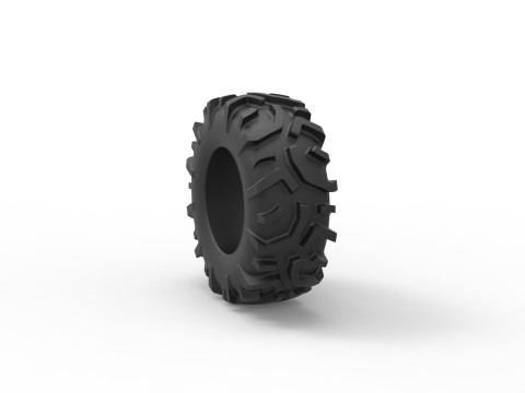 Offroad tire 139 Scale 1 to 25 3Dプリントモデル