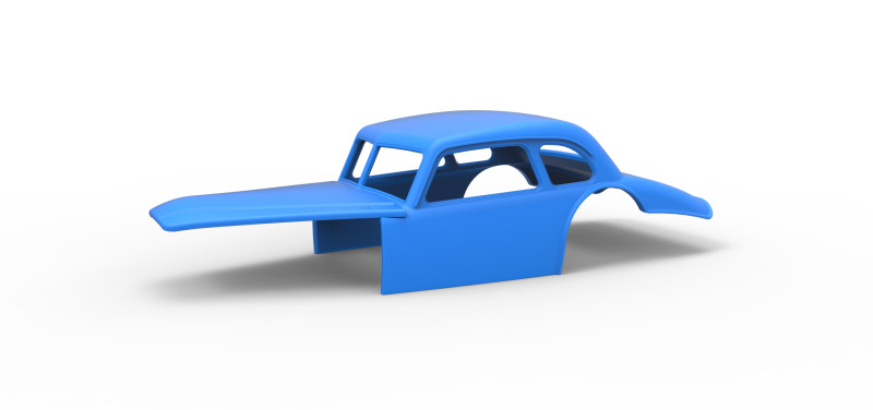 Shell of Vintage Asphalt Modified stock car V4 Scale 1 to 25 3D प्रिंट मॉडल .c4d .max .obj .3ds .fbx .stl .blend 