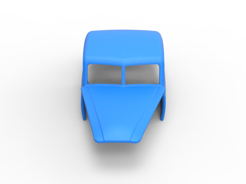 Shell of Vintage Asphalt Modified stock car V4 Scale 1 to 25 3D प्रिंट मॉडल