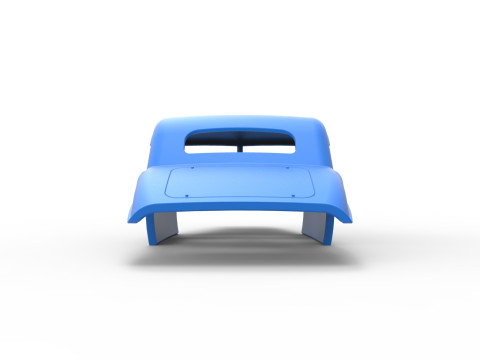 Shell of Vintage Asphalt Modified stock car V4 Scale 1 to 25 3D प्रिंट मॉडल