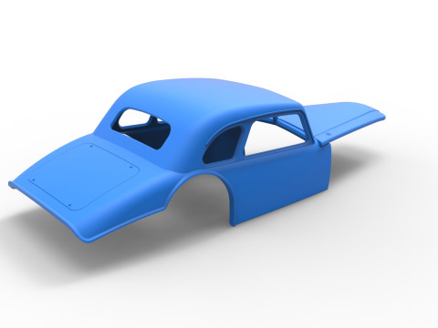 Shell of Vintage Asphalt Modified stock car V4 Scale 1 to 25 3D प्रिंट मॉडल