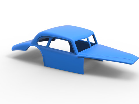 Shell of Vintage Asphalt Modified stock car V4 Scale 1 to 25 3D प्रिंट मॉडल